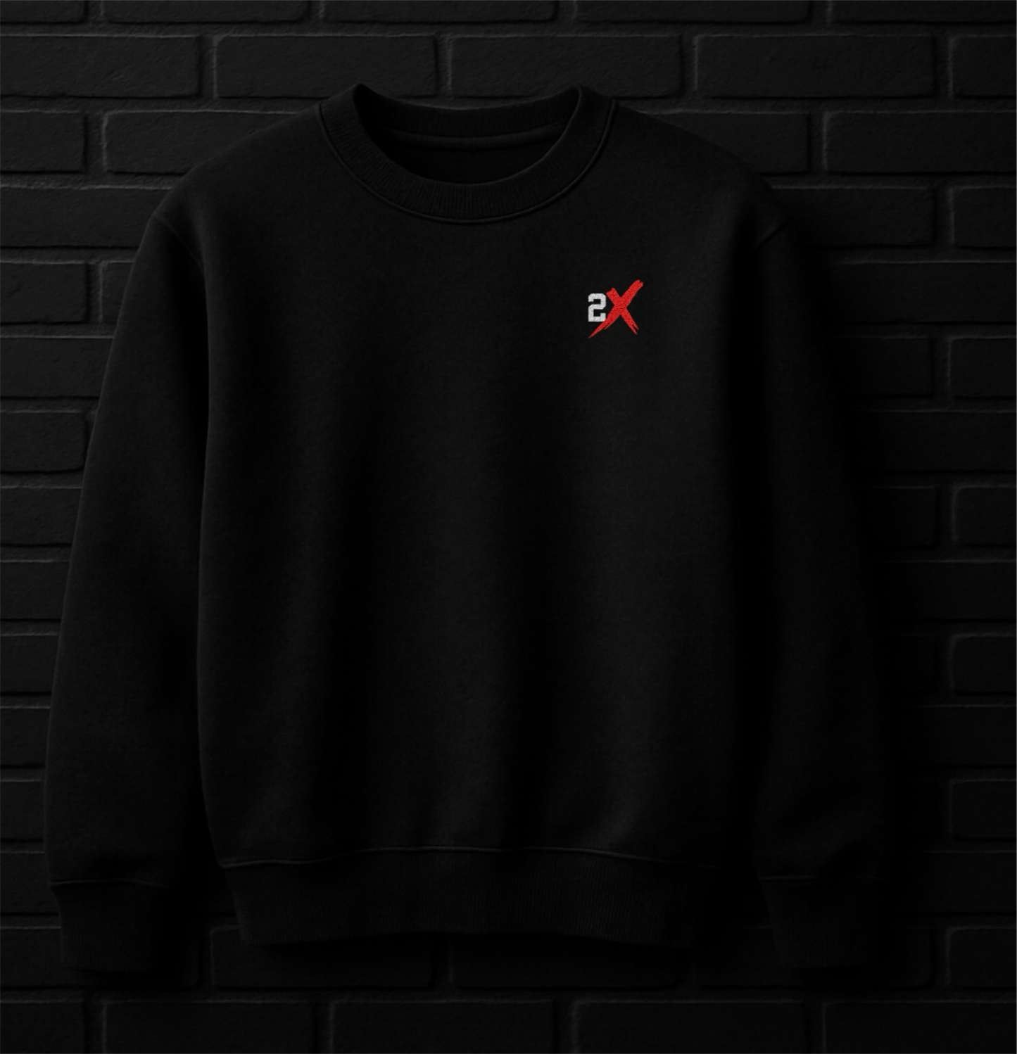 Casanova 2X 188 Collection: Til It’s Backwards Midweight Crewneck Pullover (Embroidered 2X Logo)
